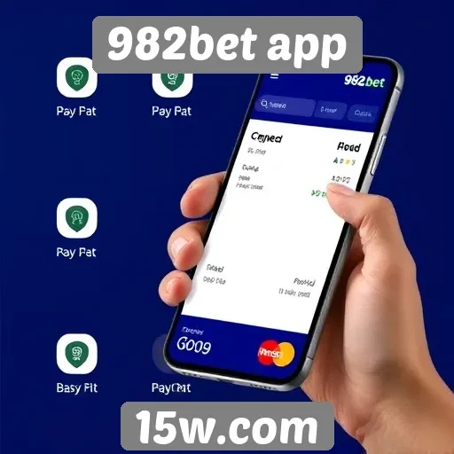 Métodos de pagamento disponíveis no 982bet app