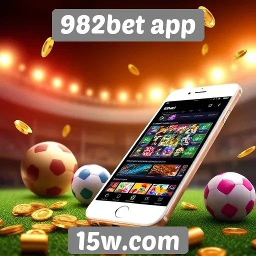 Variedade de jogos oferecidos no 982bet app